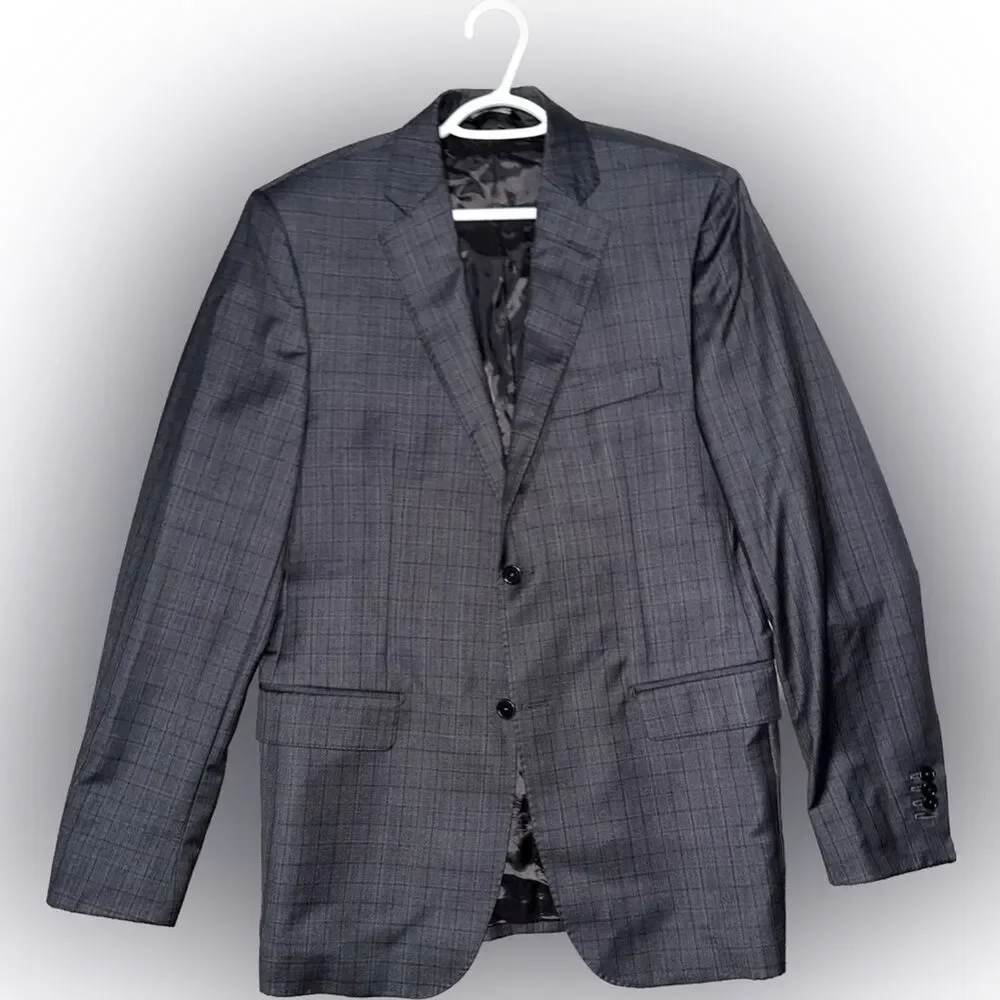 Ermenegildo Zegna Gray Sport Coat Tailored Elegance with Surgeons cuffs
